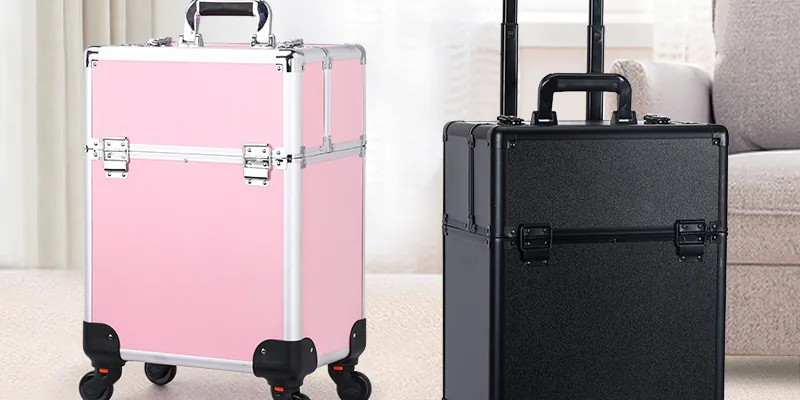 Beauty trolley case for mobile lash techs