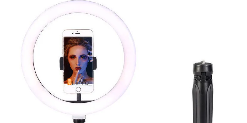 LED ring light for lash extensions and studio content